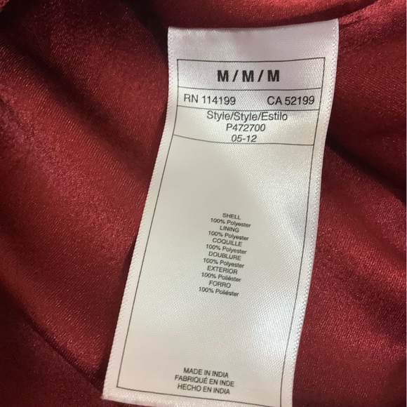 Roxy layered chiffon halter crop top blouse Sz M - Picture 5 of 12